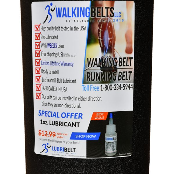 IMTL079050 Image Advanced 1400 Treadmill Running Belt Sand Blast Finish - Image 2