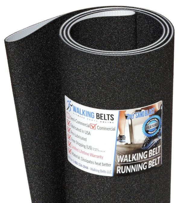 HRTL14981 Healthrider S600 Running Belt 2ply Sand Blast + Free 1oz Lube