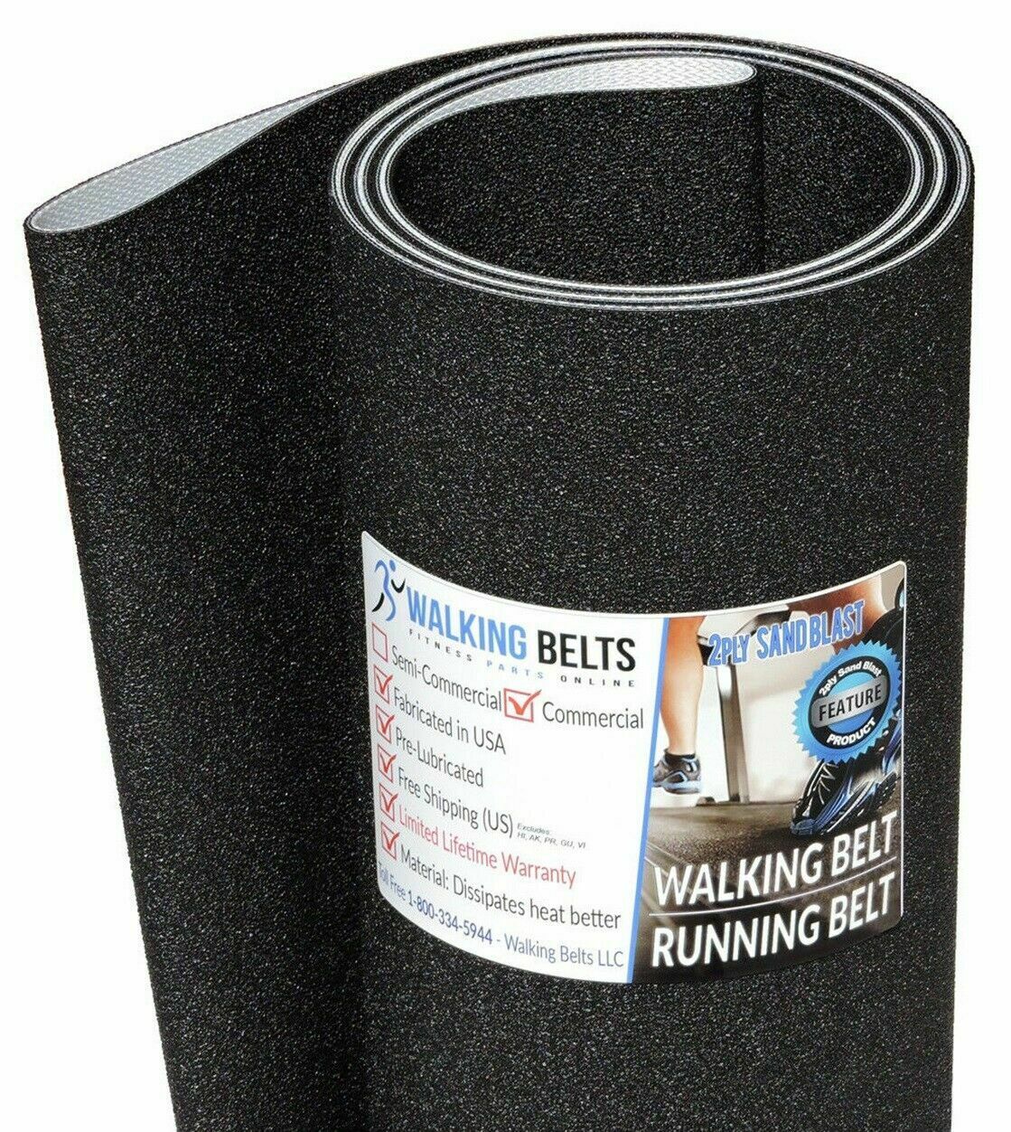 NTL122122 NordicTrack C 1630 Pro Running Belt 2-ply Sand Blast + 1oz Lube