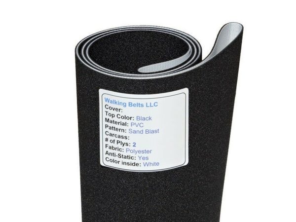 Tunturi T20 BEFORE 2007-19.69" BELT WIDTH Running Belt 2ply Sand Blast +1oz Lube - Image 3