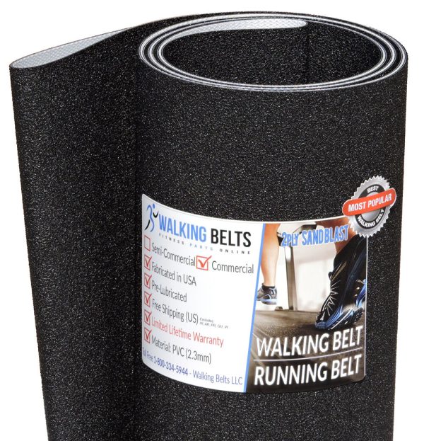 TechnoGym Excite 900 Treadmill Walking Belt 2ply Sand Blast + Free 1oz Lube