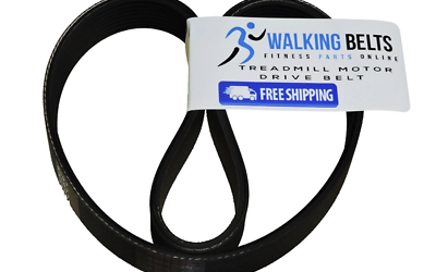 Horizon Club Series CST3.5X S/N:TM203 Treadmill Motor Drive Belt + Free 1oz Lube