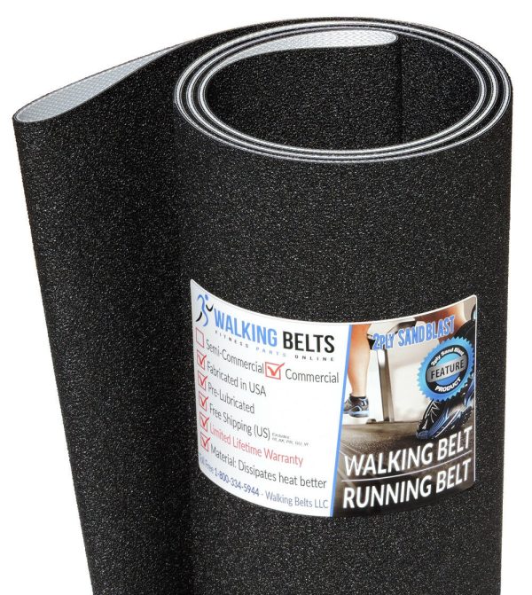 IMTL10651 Image 10.6 Treadmill Running Belt 2ply Sand Blast + Free 1oz Lube